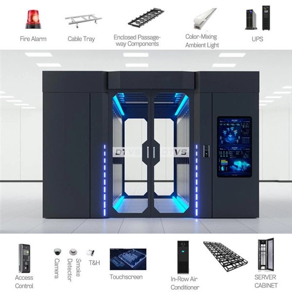 Dimensions of a 1U Cable Management Stand for Backbone Networks